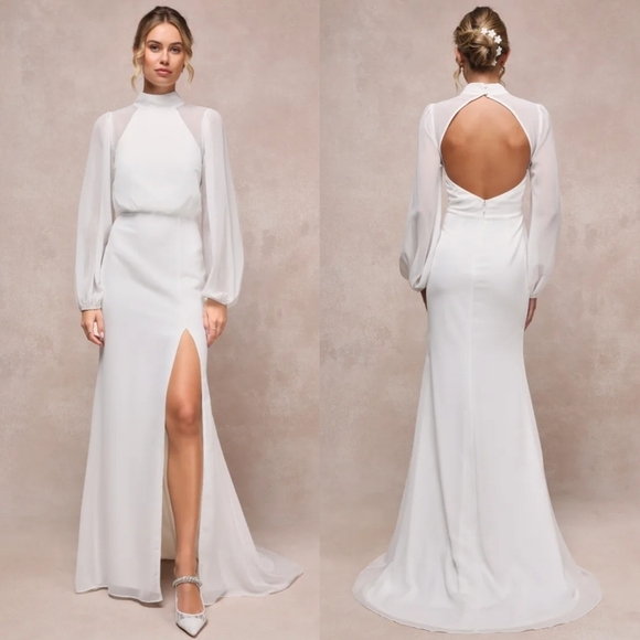 Lulus Graceful Love White Long Sleeve Backless Mermaid Maxi Dress XL Wedding NWT is available for purchase on au PAY Market - Imported Goods Online Store Co.Ltd. | au PAY Market - Lulus Graceful Love White Long Sleeve Backless Mermaid Maxi Dress XL Wedding NWT is available for purchase on au PAY Market - Imported Goods Online Store Co.Ltd. | au PAY Market -